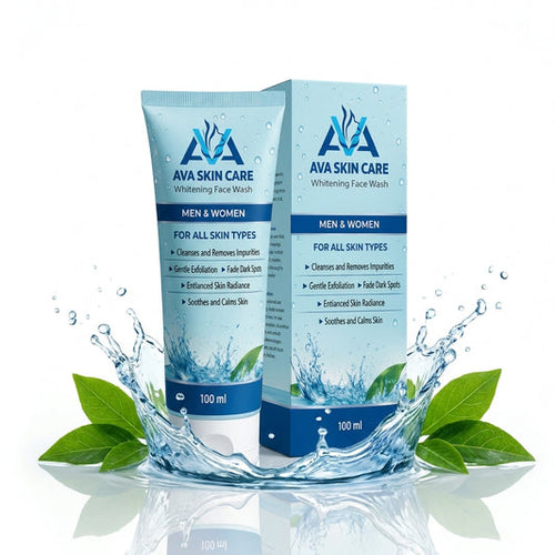 Ava Skin Care Whitening Face Wash (100ml) – Deep Cleansing & Radiance Boosting Formula
