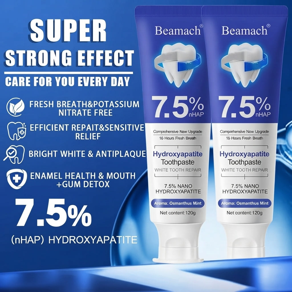 Beamach 7.5% Nano Hydroxyapatite Toothpaste – 120g